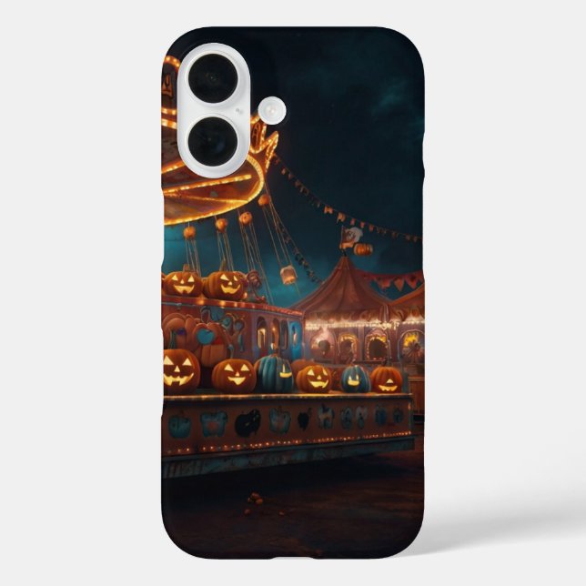 Ghostly Halloween Fair Case-Mate iPhone Case (Back)