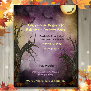 Ghostly Halloween Party Flyer