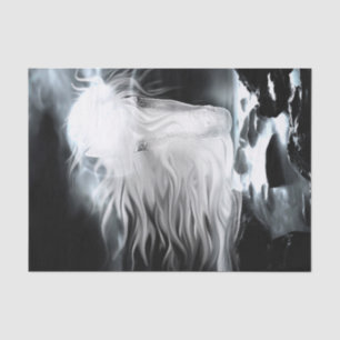 Ghostly horse spirit tissue paper