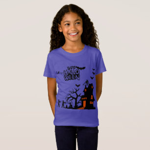Ghostly Lantern Parade purple T-Shirt