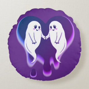 Ghostly Love Round Cushion