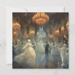 Ghostly Masquerade Ballroom Dance Invitation