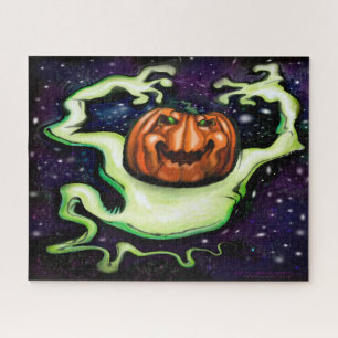 Ghostly Pumpkin Jigsaw Puzzle