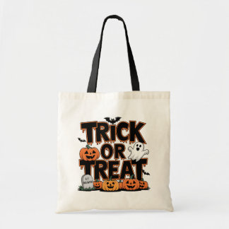 Ghostly Pumpkin Trick or Treat Bag