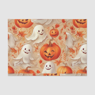 Ghostly Pumpkin Whispers Tissue Paper