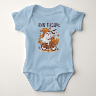 Ghostly Rider Babysuit👻Customisable Ghost Romper Baby Bodysuit
