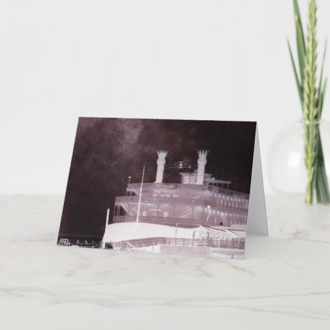 Ghostly Ship Card (Front)