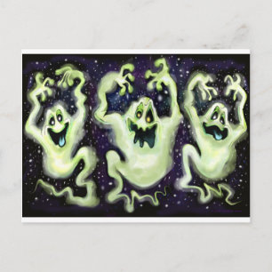 Ghostly Trio Postcard