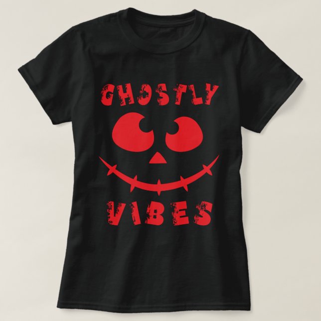 Ghostly Vibes Apparel T-Shirt (Design Front)