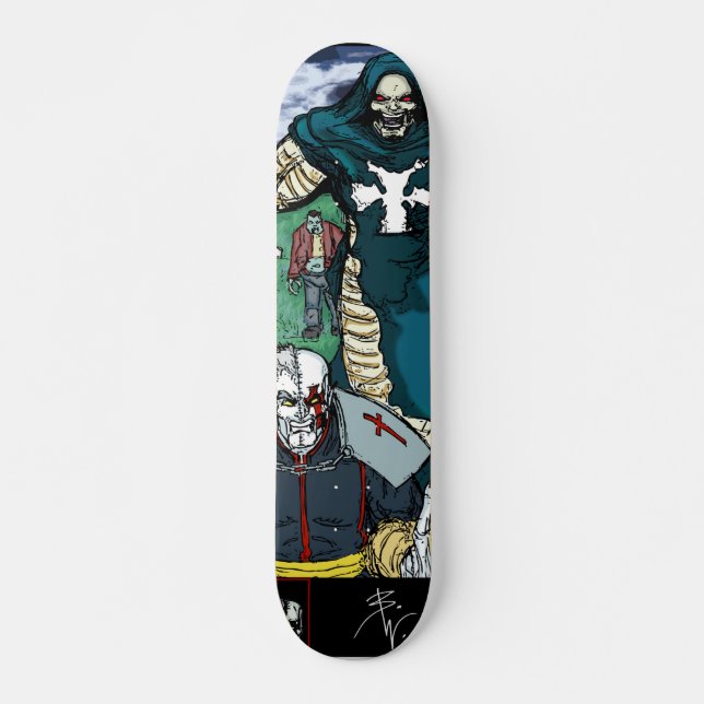GHOSTMAN  SKATEBOARD BY BLAIR WEBB (Front)