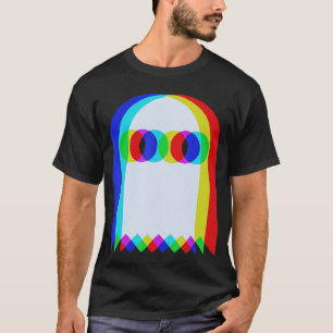 Ghostrippy Vaporwave Halloweenechno Rave EDM DJ Mu T-Shirt