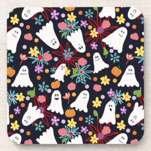 Ghosts and Flowers Coaster