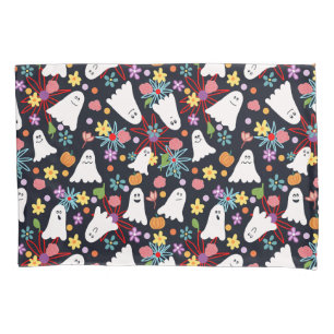 Ghosts and Flowers Pillowcase