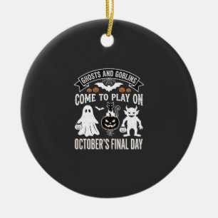 Ghosts and Goblins Halloween October Final Day_1 Ceramic Tree Decoration