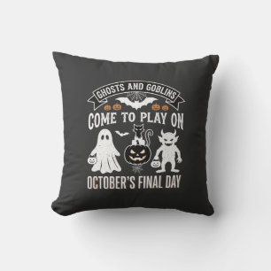 Ghosts and Goblins Halloween October Final Day_1 Cushion