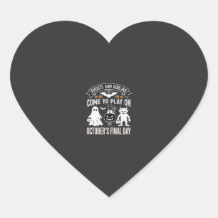 Ghosts and Goblins Halloween October Final Day_1 Heart Sticker