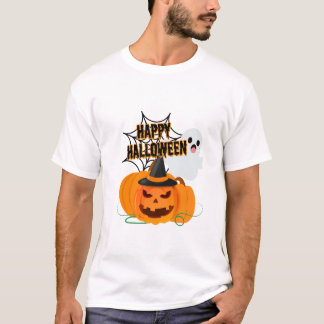 ghosts and pumpkin halloween shirt