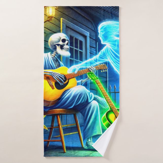 Ghosts Bath Towel (Bath Towel)