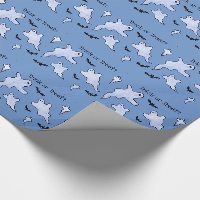 Ghosts Bats wrapping paper (Corner)