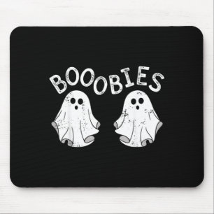 Ghosts Booobie Halloween Bra Breast Funny Costume Mouse Mat
