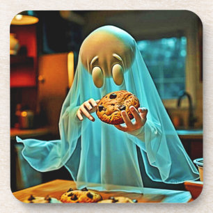 Ghost's Craving for Cookies Coaster