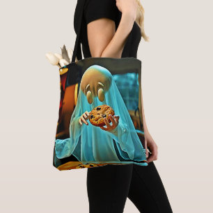 Ghost's Craving for Cookies Tote Bag