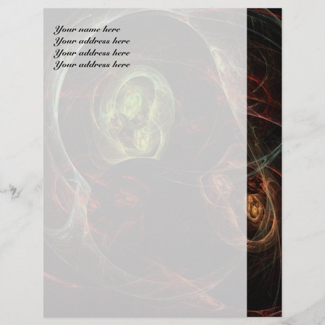 Ghosts Customized Letterhead (Front)