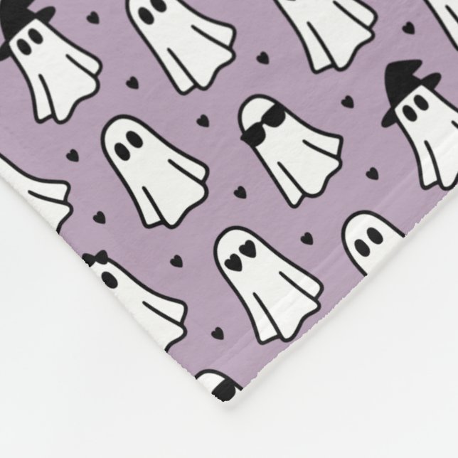 Ghosts Fleece Blanket (Corner)