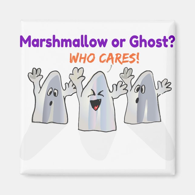 ghosts funny gift magnet (Front)