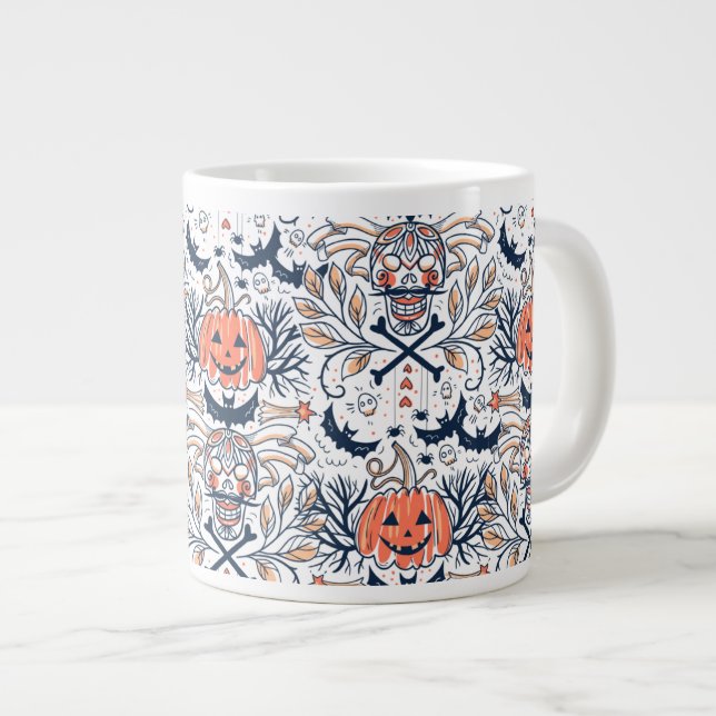 Ghosts & Gourds Coffee Mug (Front Right)