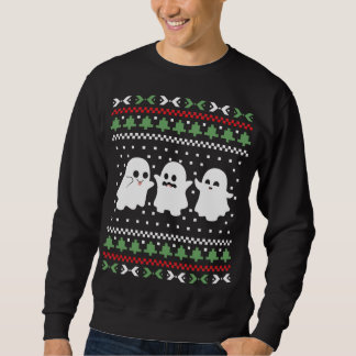 Ghosts Halloween Christmas Ugly Sweater