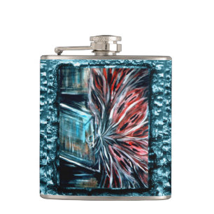 Ghosts In The Closet Hip Flask