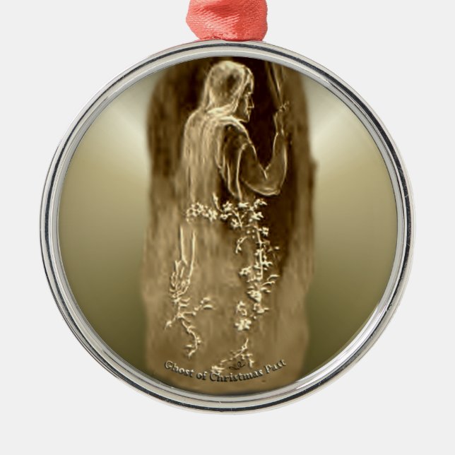 Ghosts of Christmas - A Christmas Carol Metal Tree Decoration (Front)
