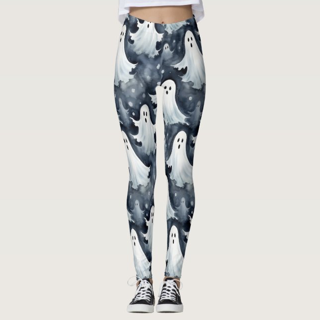 Ghosts pattern leggings (Front)