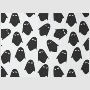 Ghosts pattern silhouette tissue paper
