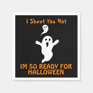 Ghosts Ready for Halloween Napkins