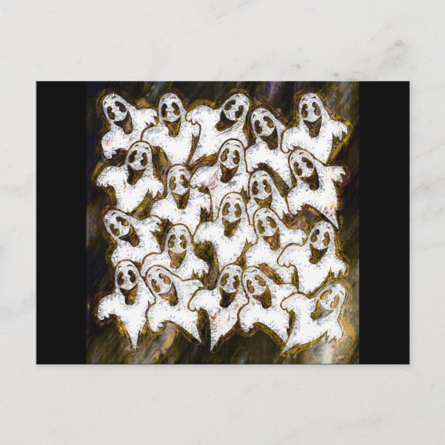 GHOSTS SAY BOO! POSTCARD (Front)