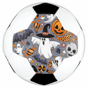Ghosts Spooky and Creepy Cute Monsters Football