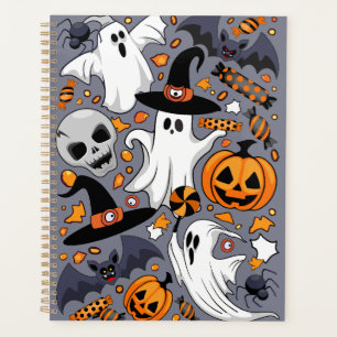 Ghosts Spooky and Creepy Cute Monsters Planner