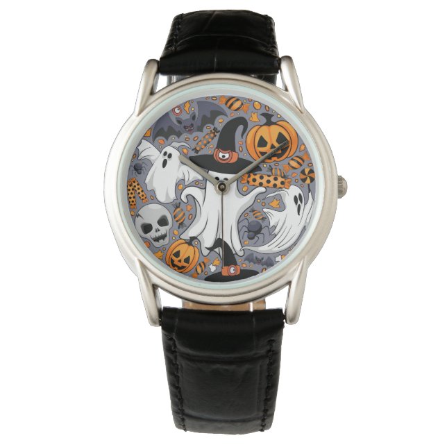 Ghosts Spooky and Creepy Cute Monsters Watch (Front)