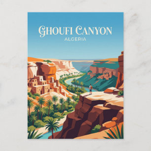 Ghoufi Canyon Algeria Postcard