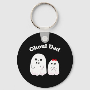 Ghoul Dad Funny Halloween Daddy Ghost Key Ring
