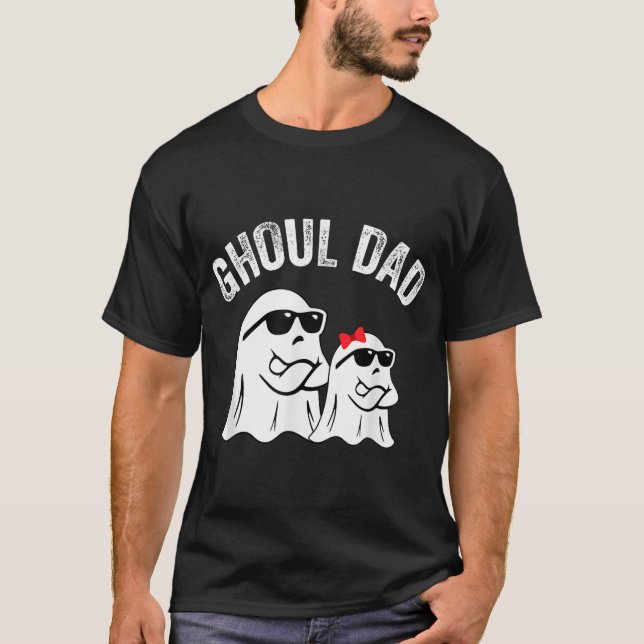 Ghoul Dad Halloween Daddy Ghost  T-Shirt (Front)