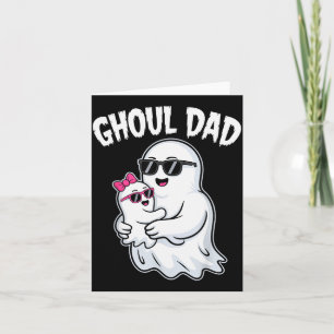 Ghoul Dad Shirt Men Daddy Soky Halloween Ghost Cos Card