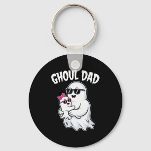 Ghoul Dad Shirt Men Daddy Soky Halloween Ghost Cos Key Ring