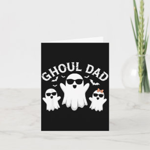 Ghoul dad vintage daddy ghost funny halloween card