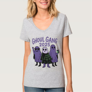 Ghoul Gang Cute Ghost Squad Halloween Coffee T-Shirt
