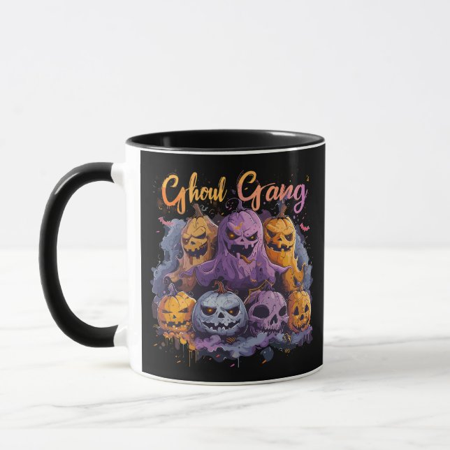 Ghoul Gang  | ExDesigner | Halloween Mug (Left)
