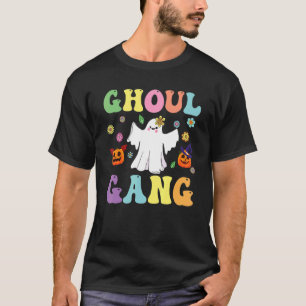 Ghoul Gang Groovy Hey Boo Pumpkin Boo Crew Hallowe T-Shirt