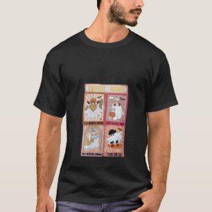 Ghoul Gang Groovy Hey Boo Pumpkin Halloween Spooky T-Shirt